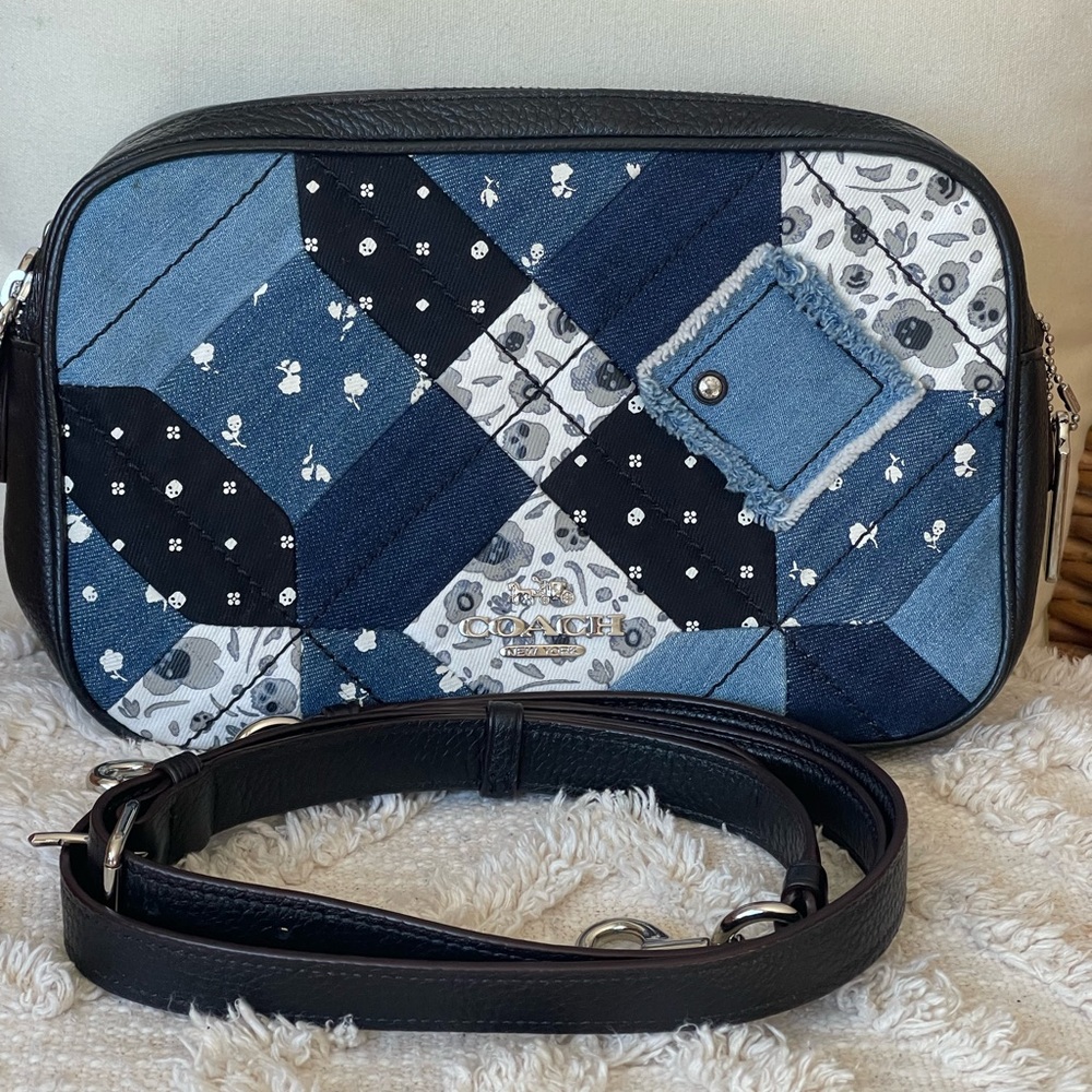 SOLD Coach Jes Americana Denim Patch